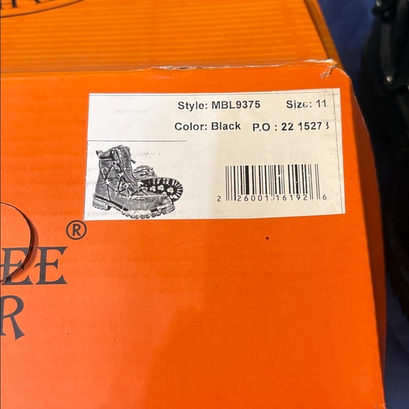 Milwaukee Black Leather Women’s motorcycle boots - Picture 4 of 7